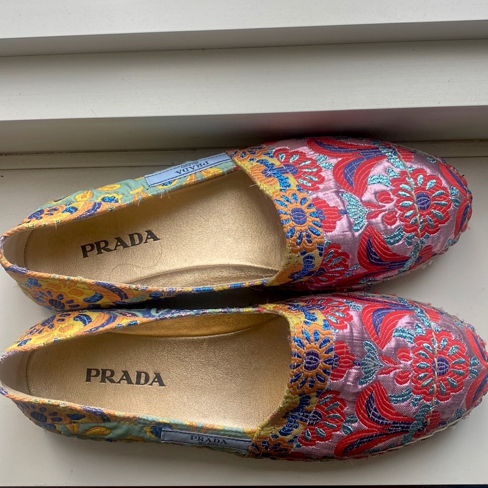 Prada Canvas Espadrilles / Flat loafer